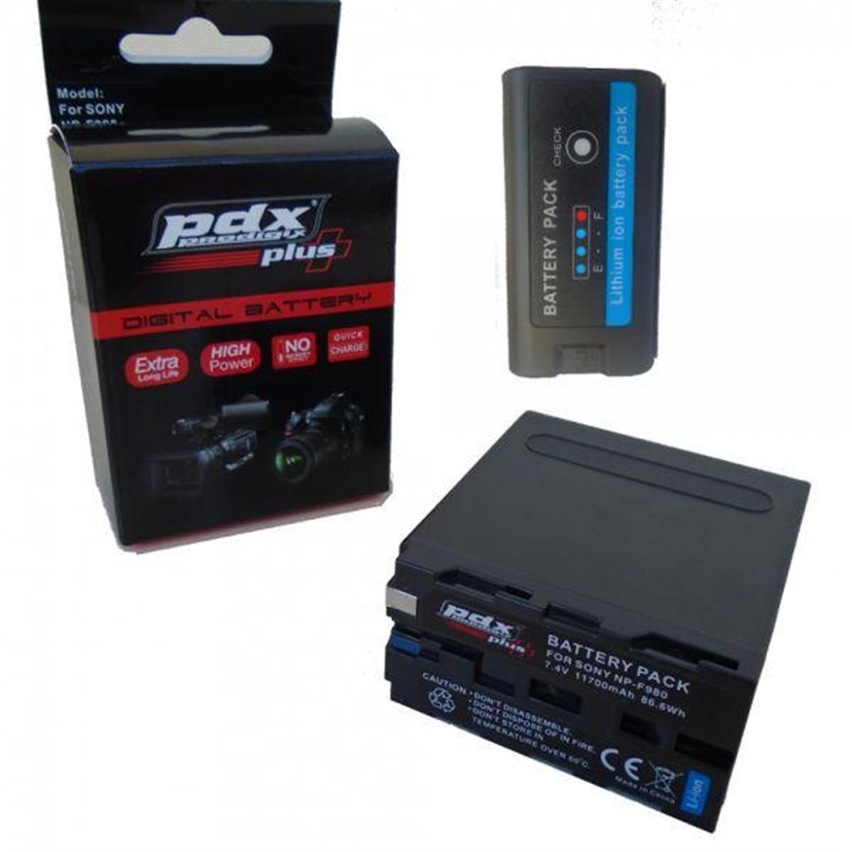 Pdx Sony NP-F980D USB'il Batarya Pil