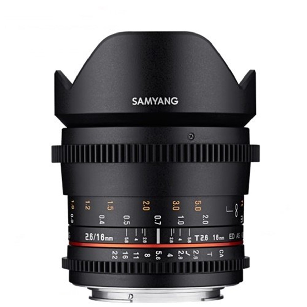 Samyang 16mm T2.6 ED AS UMC Cine Lens (Canon EF)