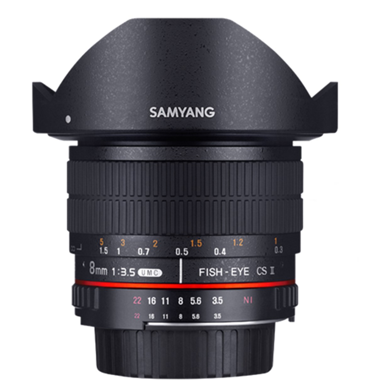 Samyang 8mm F3.5 UMC Fish-Eye CS II Lens (Canon EF)