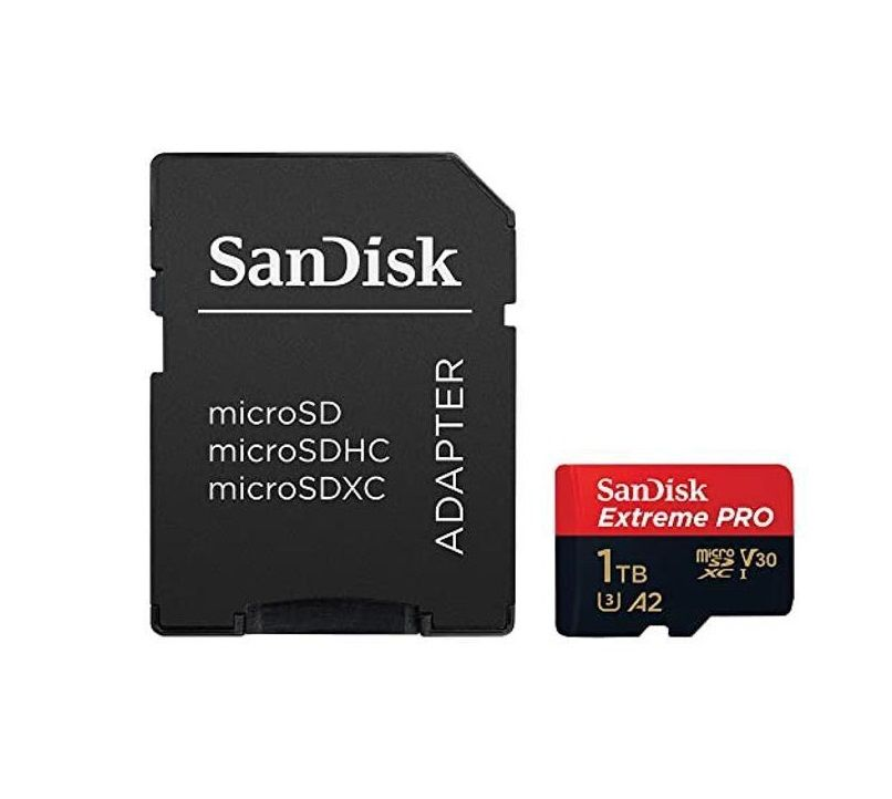 SanDisk 1TB 200/140MB/s microSDXC Extreme Pro UHS-I A2 V30 Hafıza Kartı