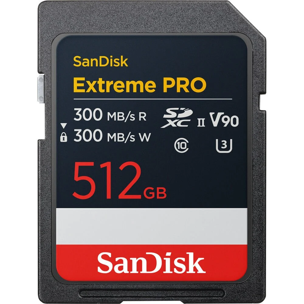 SanDisk 512GB Extreme PRO SD UHS-II Kart (V90) 