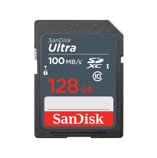 SanDisk Ultra 128GB 100MB/s SDXC Hafıza Kartı