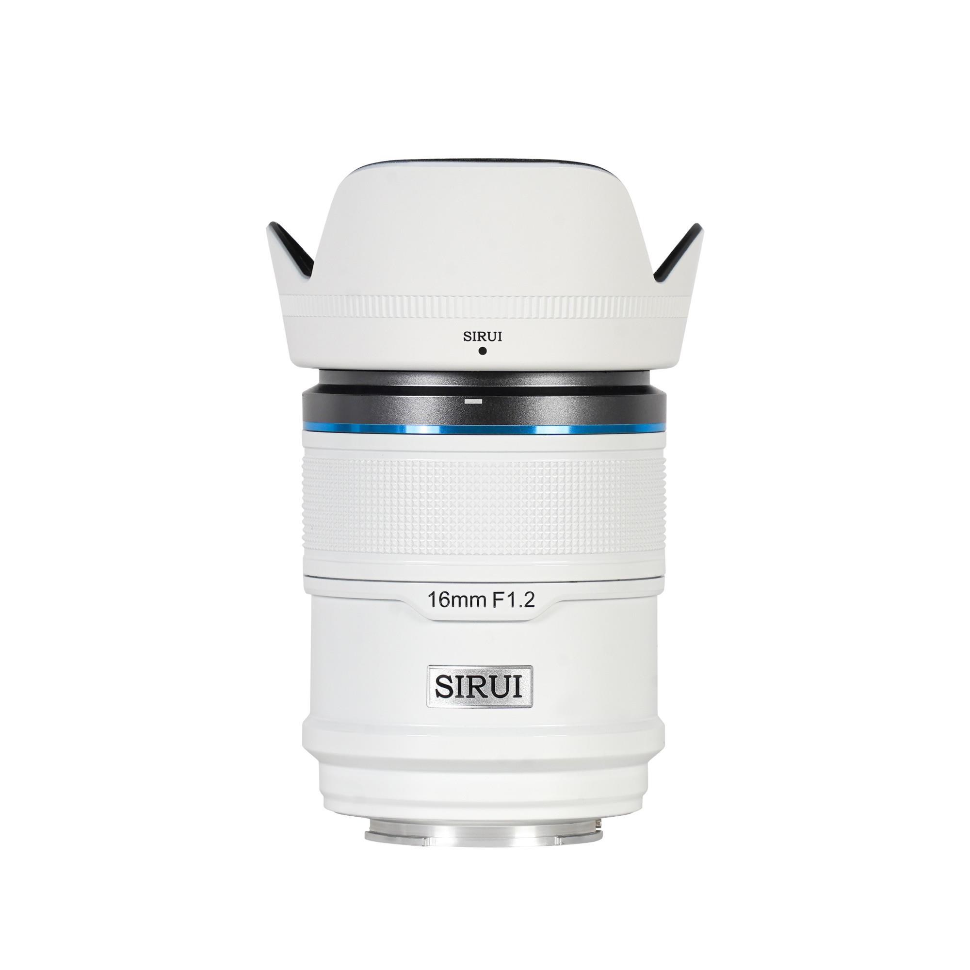 SIRUI Sniper 16mm f1.2 APSC Auto-Focus Lens for Sony E mount –White