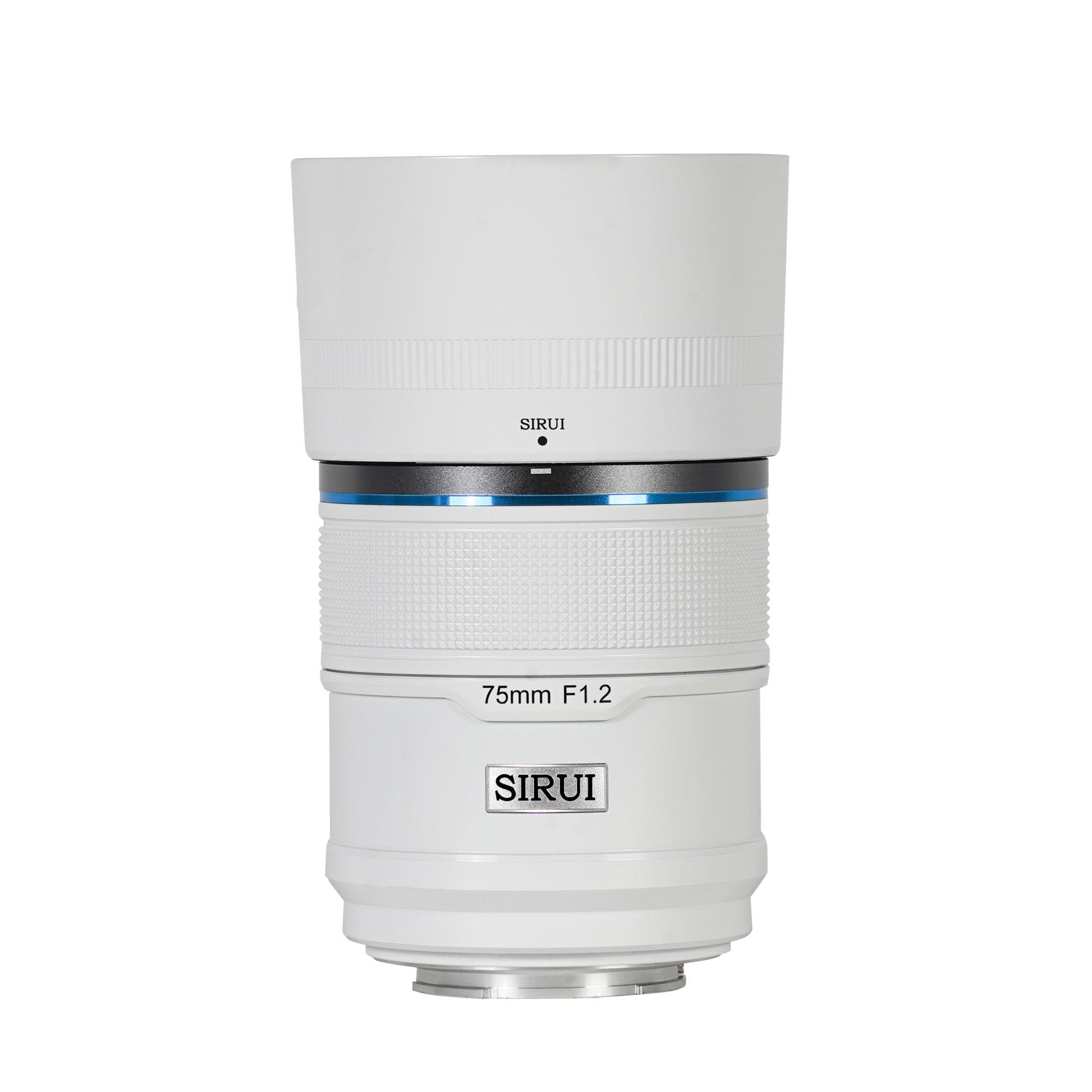 SIRUI Sniper 75mm f1.2 APSC Auto-Focus Lens for Sony E mount – White