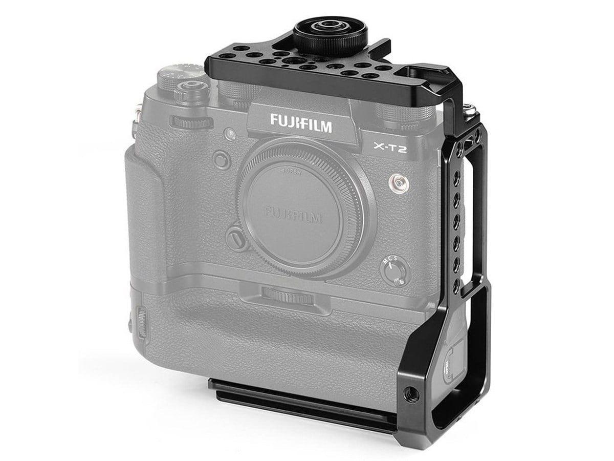 SmallRig FUJİFİLM X-T2 / X-T3 İçin L-Bracket Yarım Kafes Pil Saplı APL2282