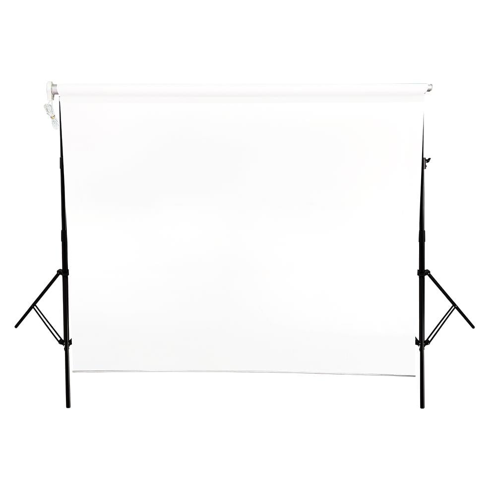 Stüdyo Teknik 190cm x 400cm Taşınabilir Sonsuz Beyaz Fon Perdesi Seti