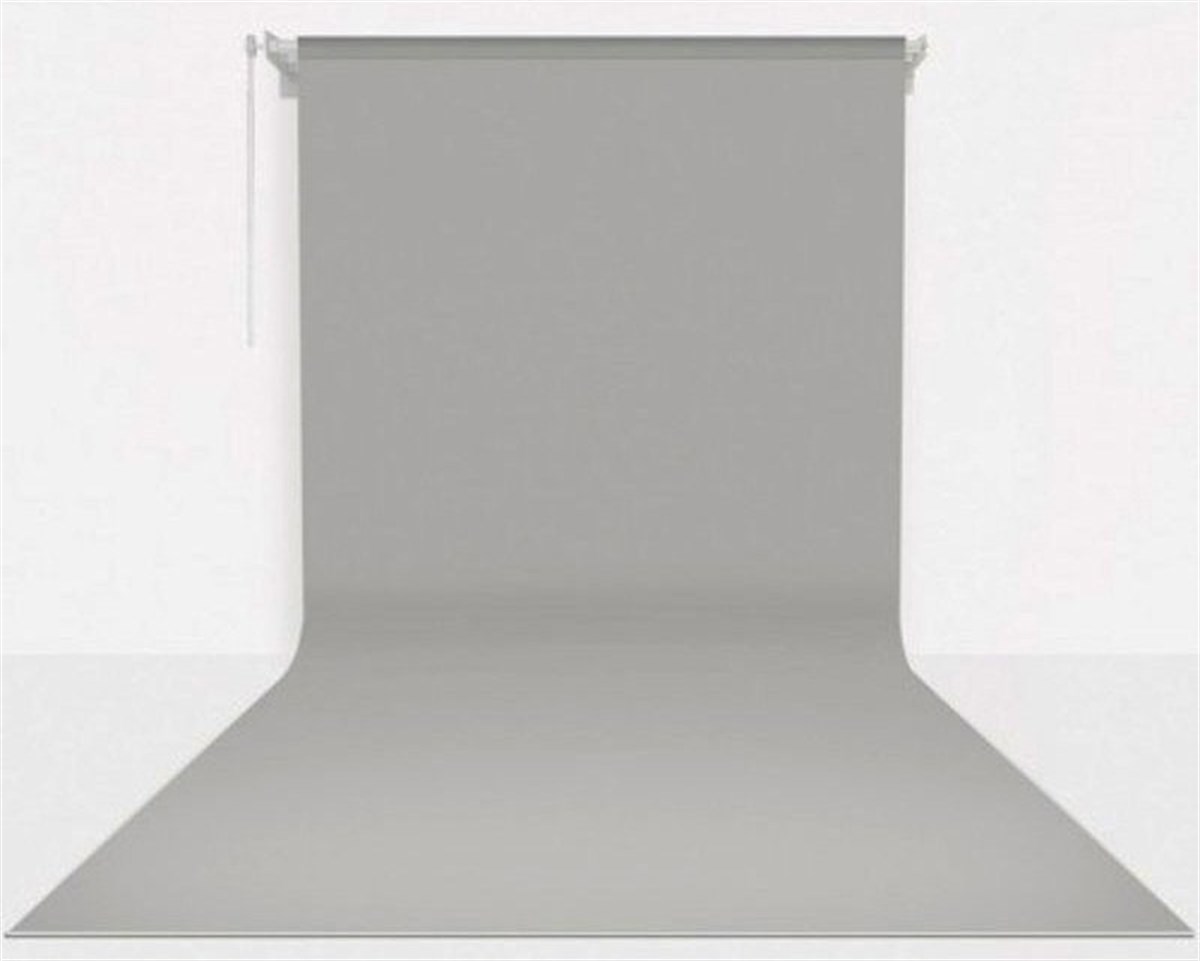 Stüdyo Teknik 270cm x 580cm Sonsuz Gri Fon Perdesi