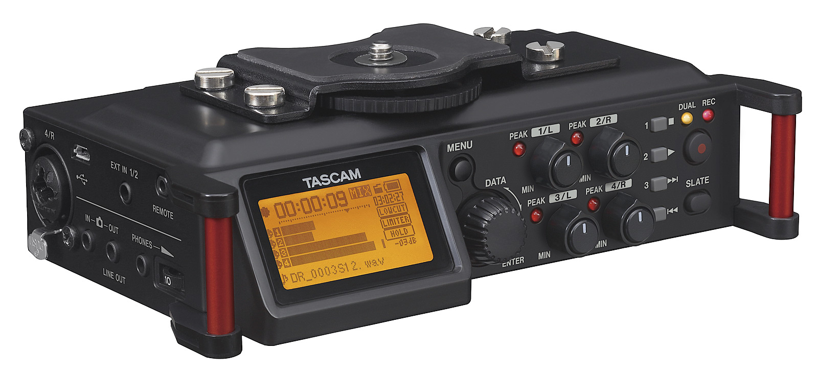 Tascam DR-70D DSLR Kameralar için 4-Kanal Ses Kayıt Cihazı