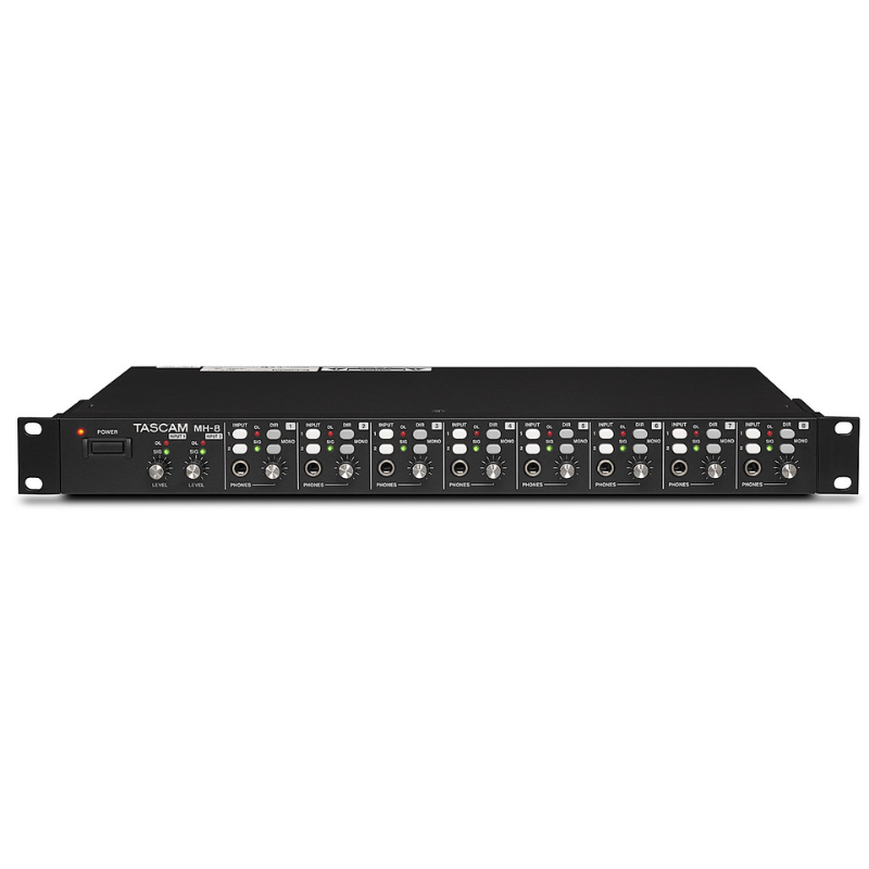 Tascam MH-8 8-Kanal Profesyonel Kulaklık Amfisi