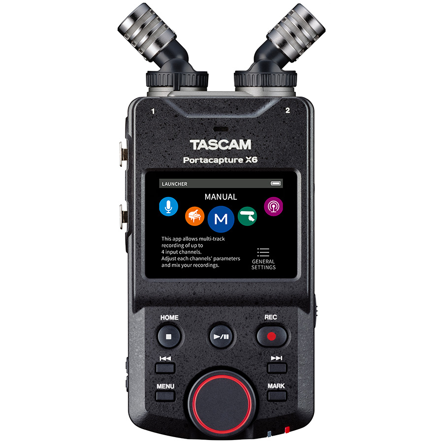Tascam Portacapture X6 Dokunmatik Ekranlı Çok Kanallı El Tipi Ses Kayıt Cihazı