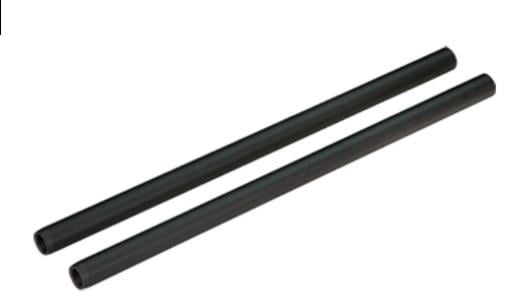 Tilta 2 x 15mm Alüminyum Çubuk – 200mm Siyah