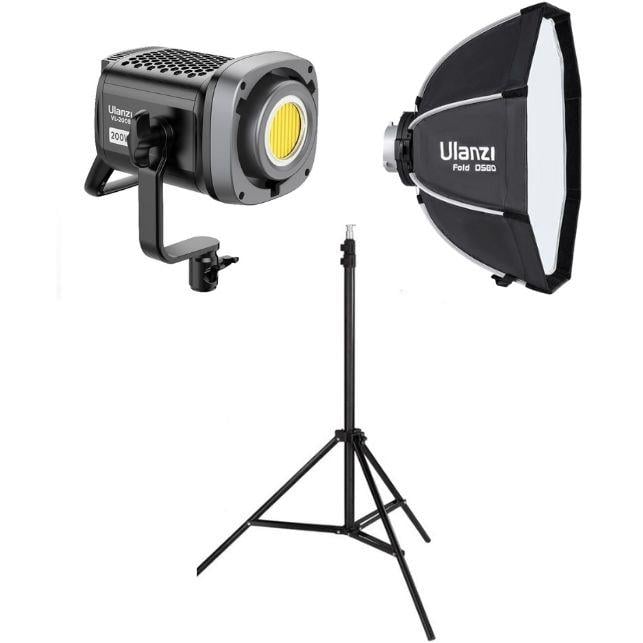 Ulanzi VL-200Bi 200W Led Işık Tekli Kit 