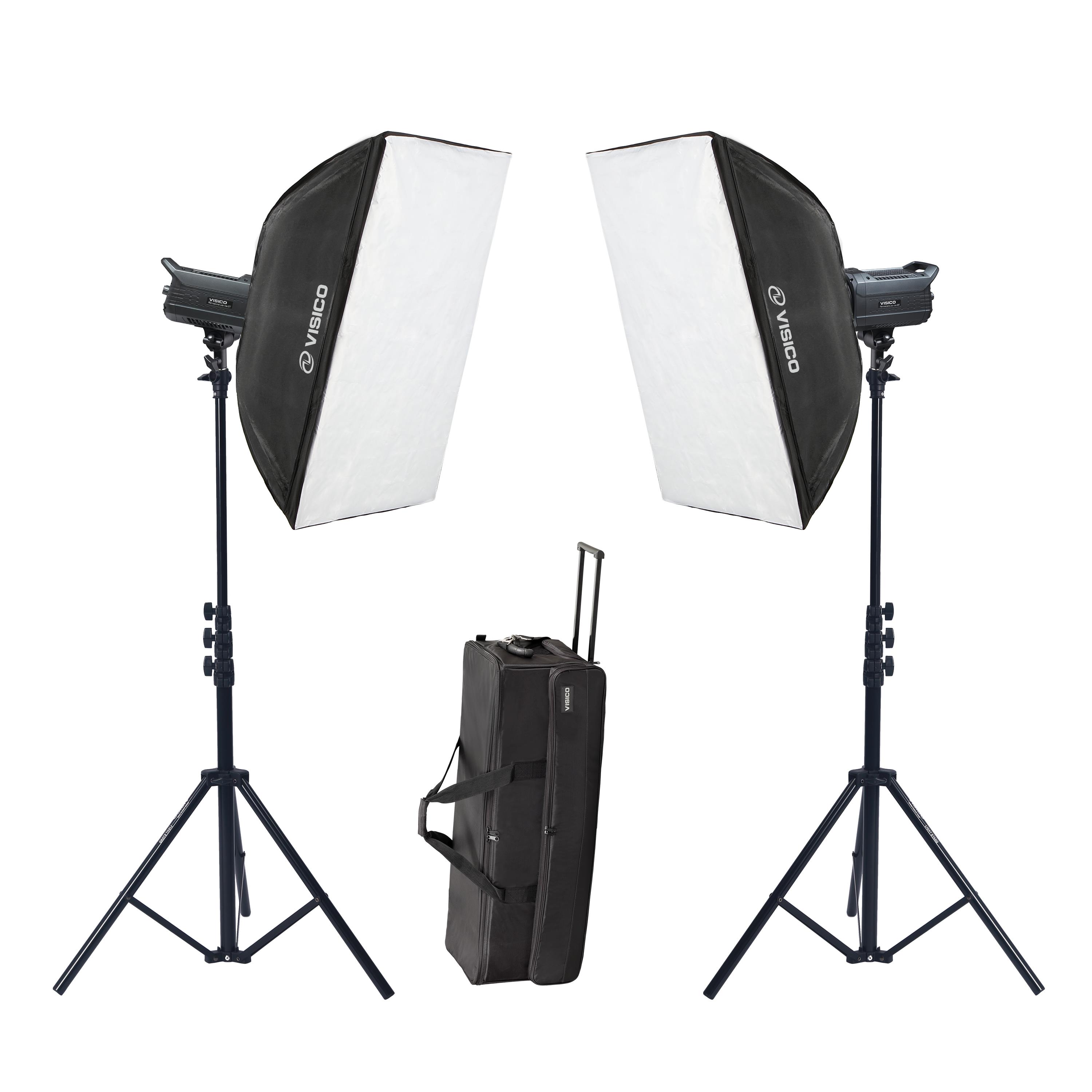 Visico Led-150ST 2'li Video Led Işık Seti (150W)
