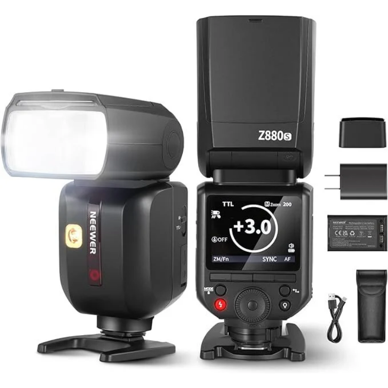 Z880-S TTL Sony Uyumlu 76W Akülü Tepe Flaşı