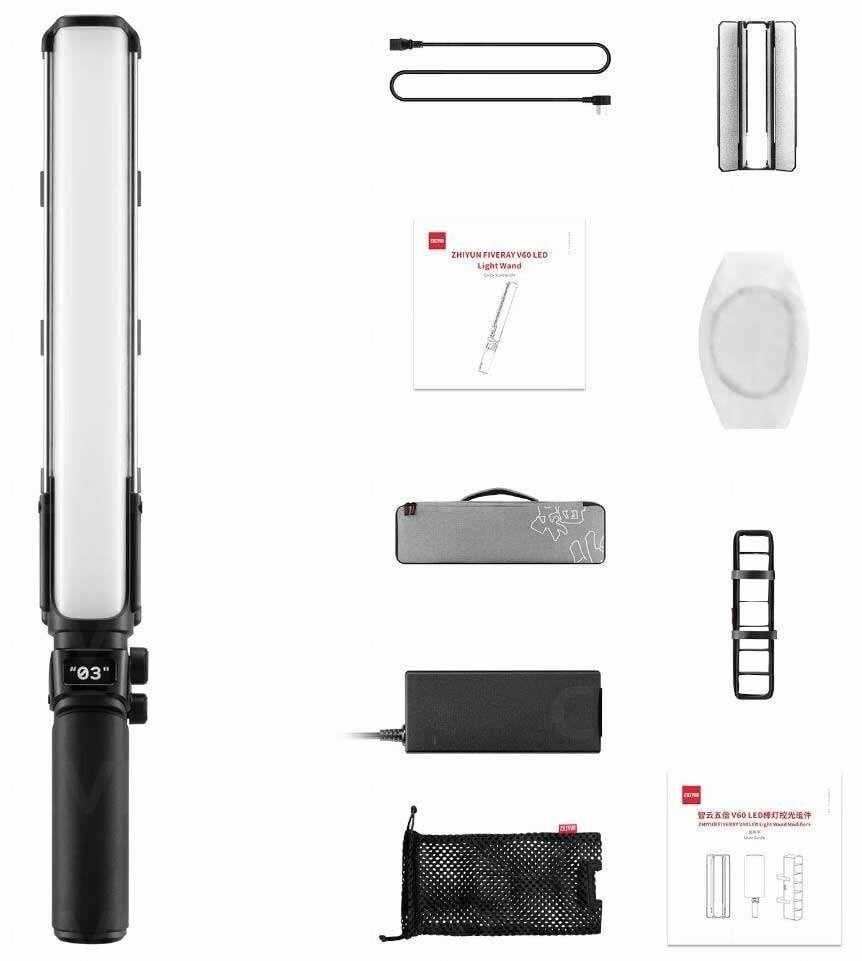 ZHIYUN FIVERAY V60 COMBO (BLACK)