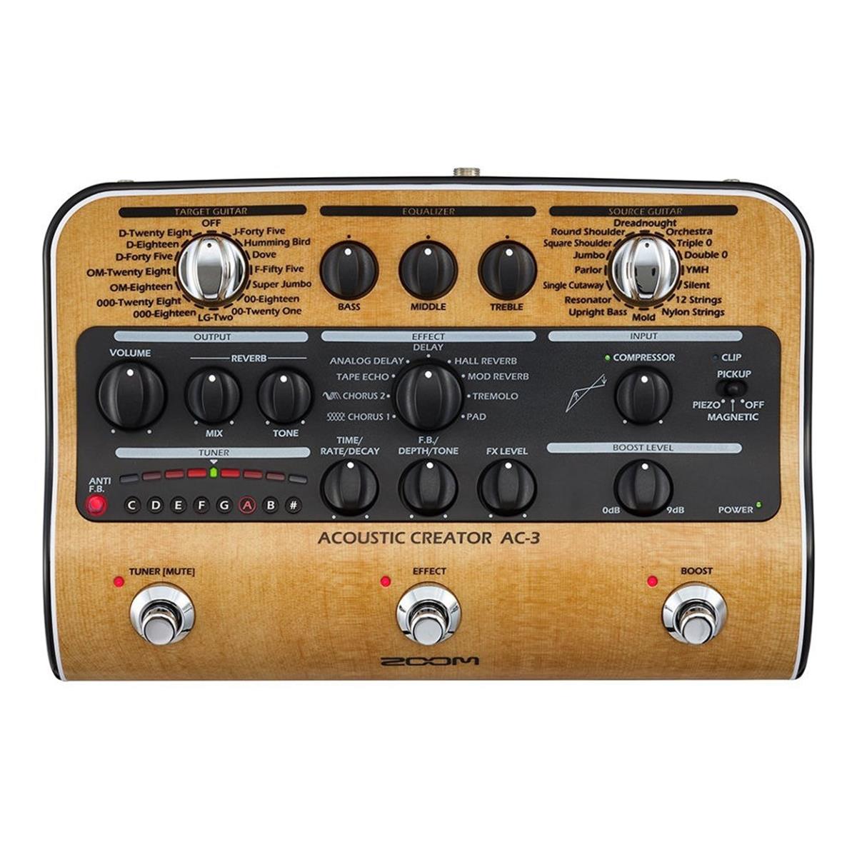 Zoom Ac-3 Akustik Gitar Prosesörü