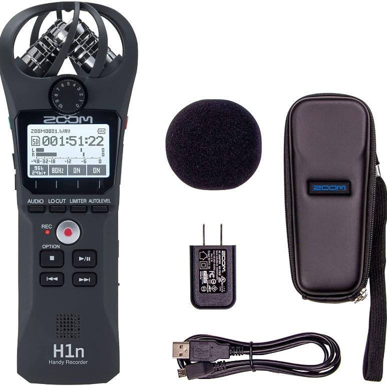 Zoom H1n Digital Handy Recorder Value Pack (Siyah)