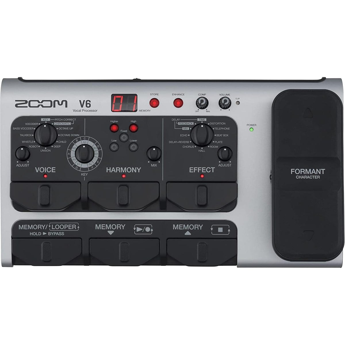Zoom V6 Vokal Efekt Prosesörü