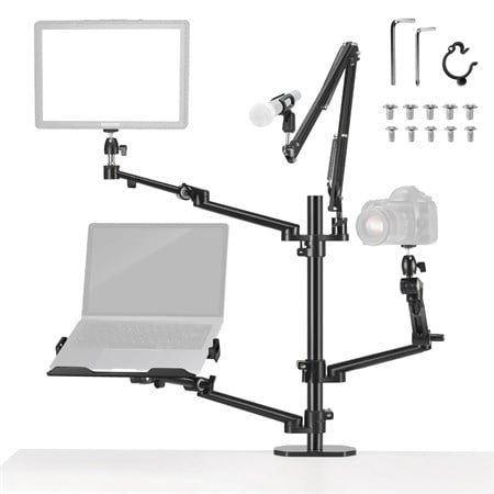 Neewer DS007 Dört Kollu Masaüstü Yayıncı Standı