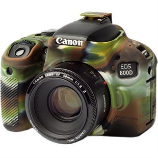 Andoer (Canon 800D) İçin Koruyucu Silikon Kılıf (Kamuflaj)