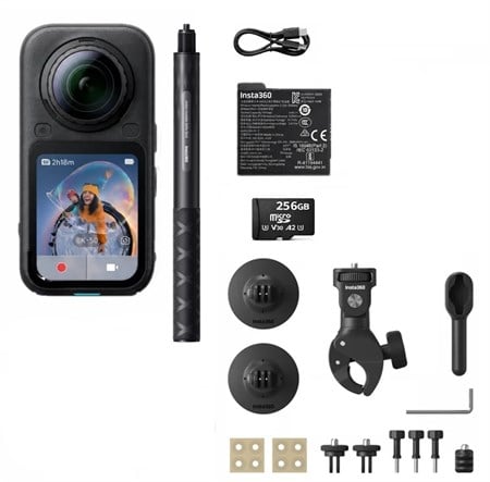 Insta360 X6 Aksiyon Kamerası - Motosiklet Kiti