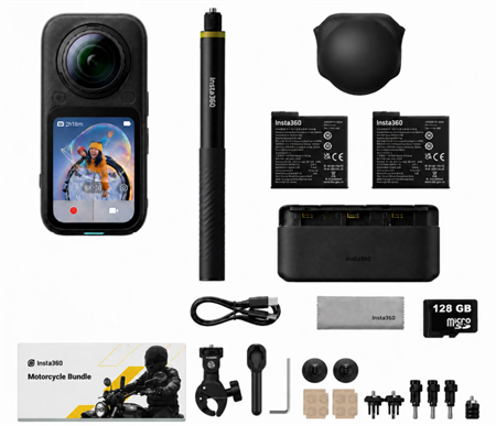 İnsta360 X6 Essentials Bundle Motosiklet Set 128GB 