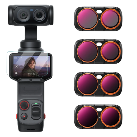 K&F Concept Insta360 Luna Ultra ND/PL Filtre Seti (ND/PL8/16/32/64)