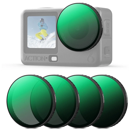 K&F Concept Osmo Action 6 ND/PL Filtre Seti (ND&PL 8/16/32/64)