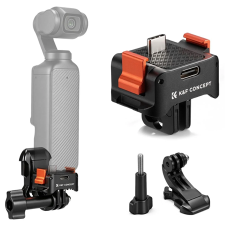 K&F Concept Osmo Pocket 4 için Şarj Soketli Stand