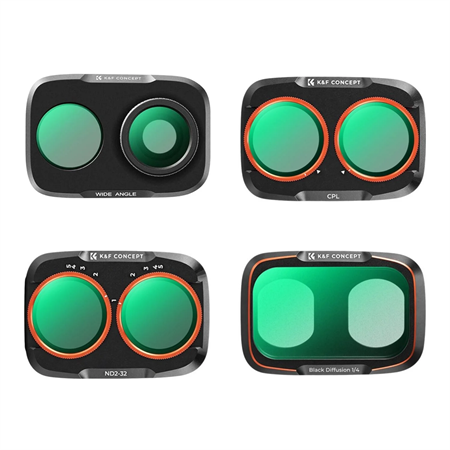 K&F Concept Osmo Pocket 4P Lens ve Filtre Seti - Metal Versiyon
