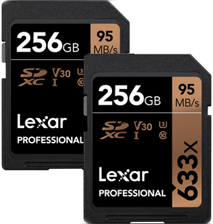 Lexar 256GB Professional 95MB/sn UHS-I SDXC Hafıza Kartı (2'li Paket)