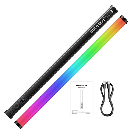 Photoolex B600 60 cm 18.5W APP Kontrollü RGB Tube LED Işık - LS-157-PL