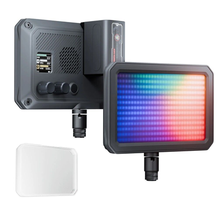 Photoolex Matrix 7 RGB 7 İnç 36W Profesyonel Video Fotoğraf ve Canlı Yayın LED Panel Işık - LS-174-01