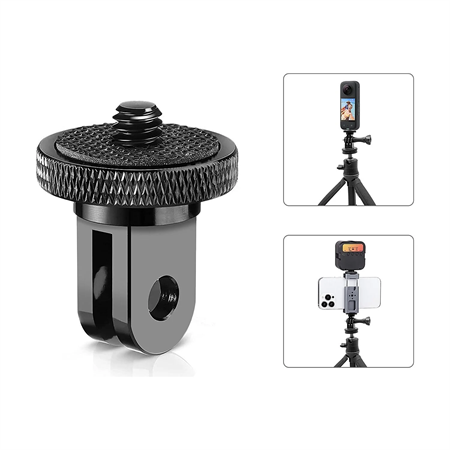 PULUZ 1/4 İnç Vidalı Metal Tripod Dönüştürücü Adaptör