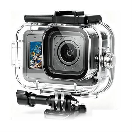 PULUZ GoPro MISSION 1 / 1 PRO 60m Su Altı Dalış Kabı (Dive Case)