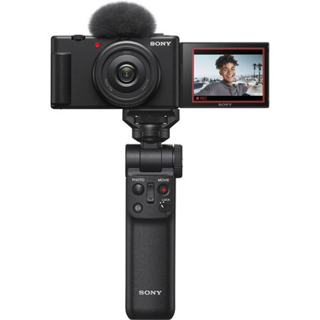 Sony ZV-1F Vlogging Kamera (GP-VPT2BT Çekim Kolu Hediye)