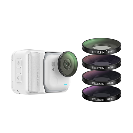 Telesin Insta360 Go Ultra ND Filtre Seti (CPL+ND8/16/32)