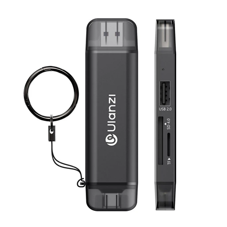 Ulanzi CR3 3 İn 1 USB-C USB-A Kart Okuyucu SD MicroSD - X147