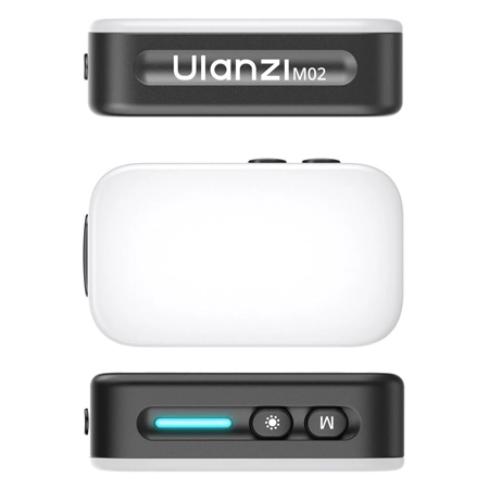 Ulanzi M02 7W 5600K CRI 95+ Bluetooth Mini Flaş ve LED Video Işığı - L217A
