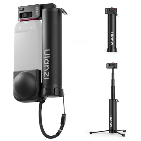 Ulanzi MT98 Katlanabilir Selfie Stick Tripod 57cm 360 Kamera Uyumlu - S054