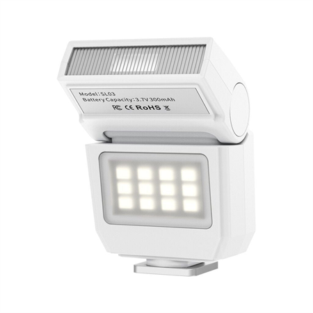 Ulanzi SL03 Spark Lite Fotoğraf Makinesi Flaş Beyaz - L199