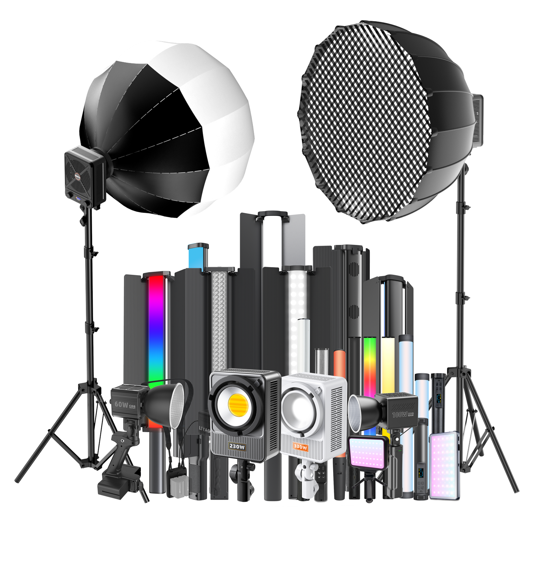 91cm Siyah astar Parapolic softbox