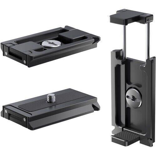 Arca-Type Compatible Quick Release Plate with Smartphone Holder