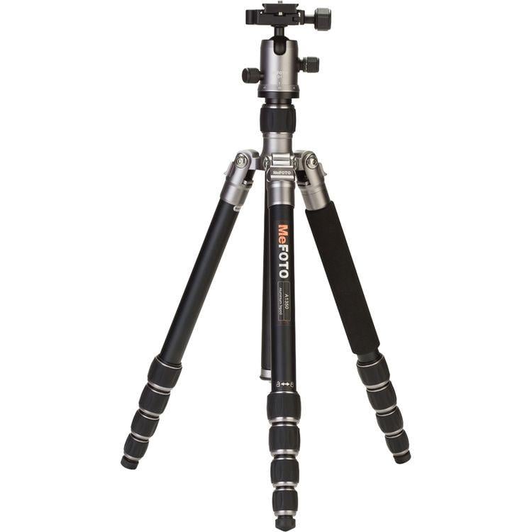 Benro MeFOTO A1350Q1T RoadTrip Aluminum Travel Tripod Kit (Titanium)