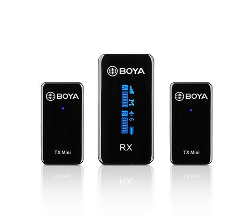 Boya BY-XM6-S2 Mini Kablosuz İkili Yaka Mikrofonu