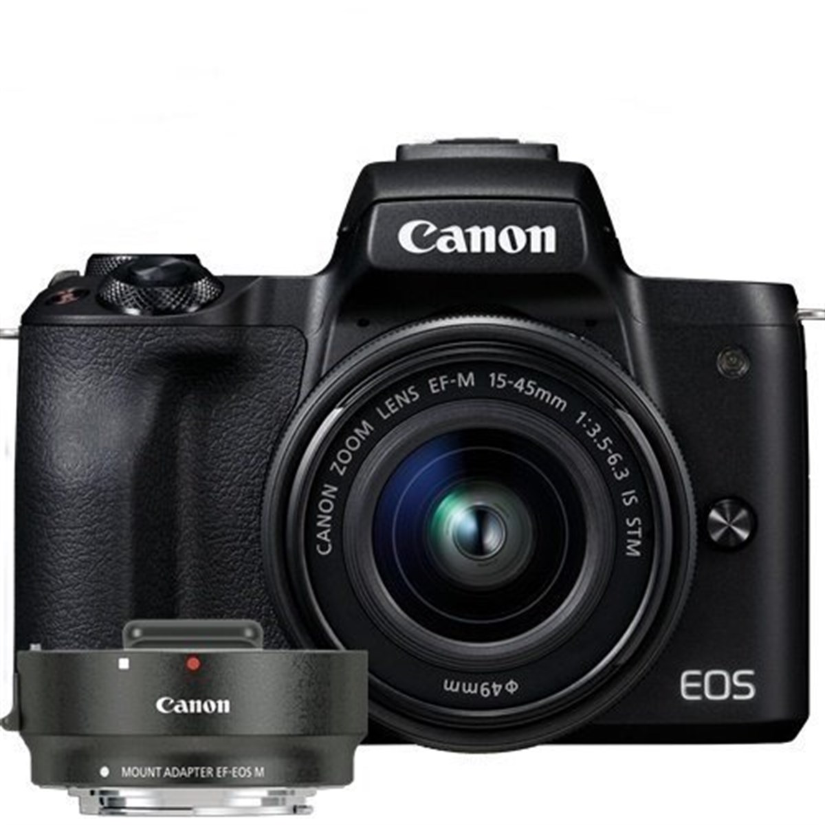 Canon EOS M50 15-45mm + EF EOS M Adaptör