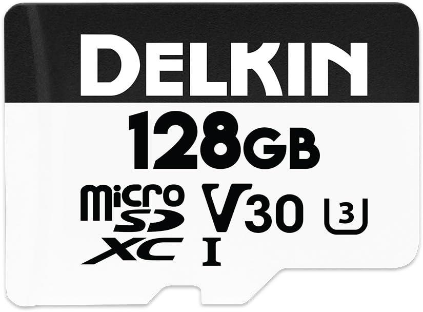 Delkin Devices 128GB HYPERSPEED microSDXC UHS-I (V30) Hafıza Kartı