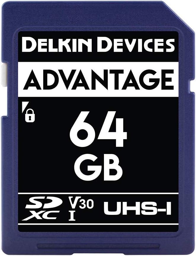 Delkin Devices 64GB ADVANTAGE SDXC UHS-I (V30) Hafıza Kartı