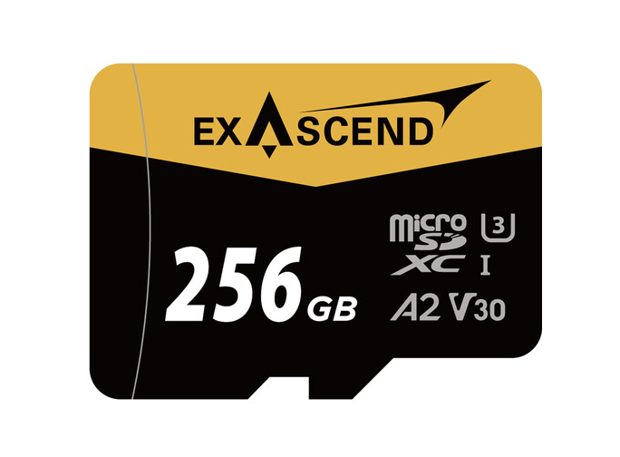 Exascend 256GB 175MB/s A2 V30 MicroSD Hafıza Kartı