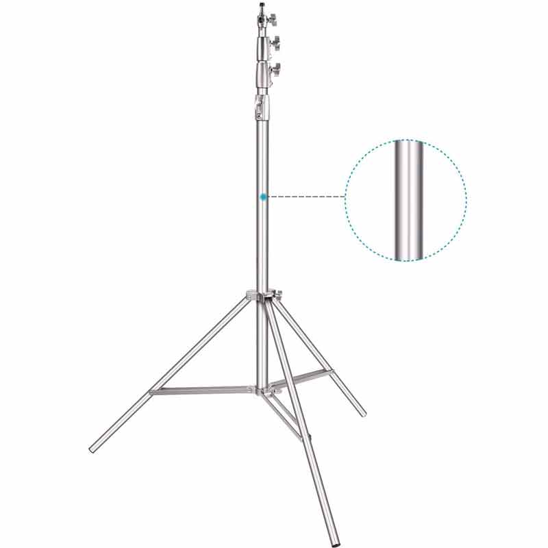 GDX LS-400 Plus Kalın Metal Işık Ayağı (4 Metre)